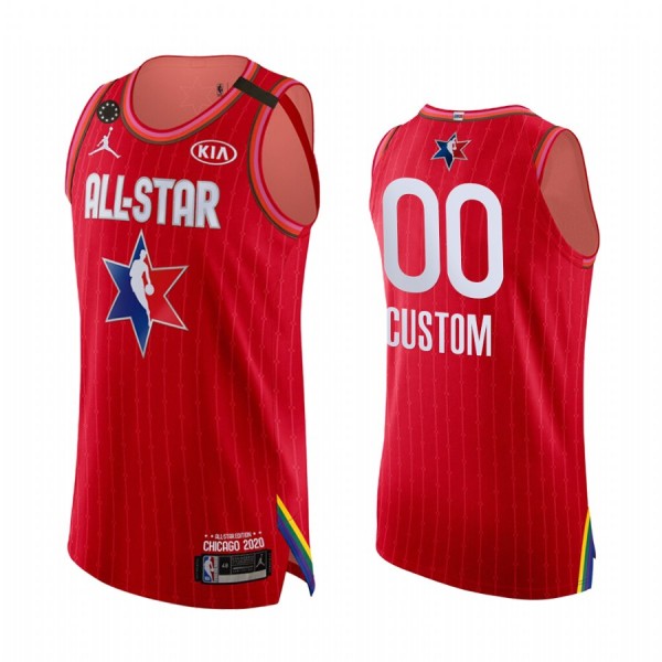NBA 2020 All-Star Trikot Benutzerdefinierte Jordan Brand Kobe Forever Rot Swingman - Herren NBA 2020 All-Star Trikot Benutzerdefinierte Jordan Brand Kobe Forever Rot Swingman - Herren